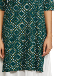 Ayukta Women Straight Kurti with Skirt