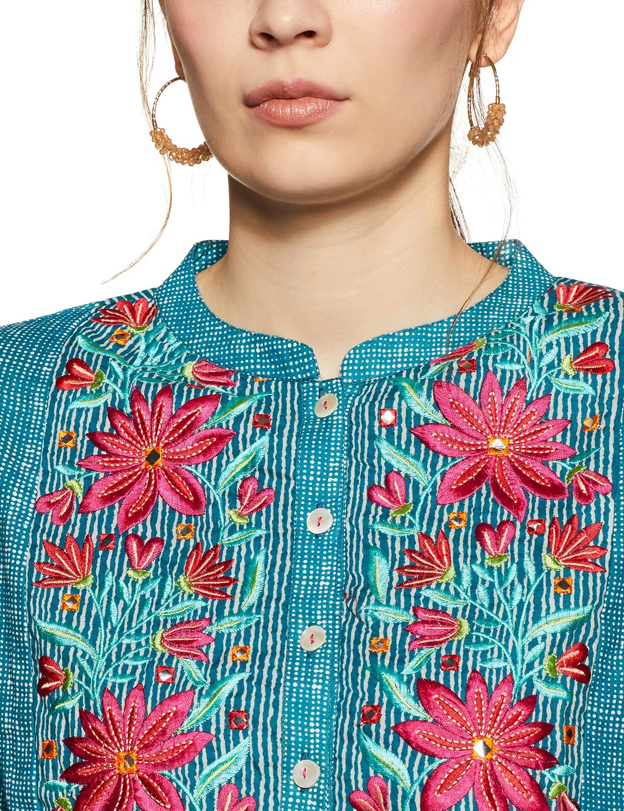 Amazon Brand - Tavasya Women Cotton Kurti