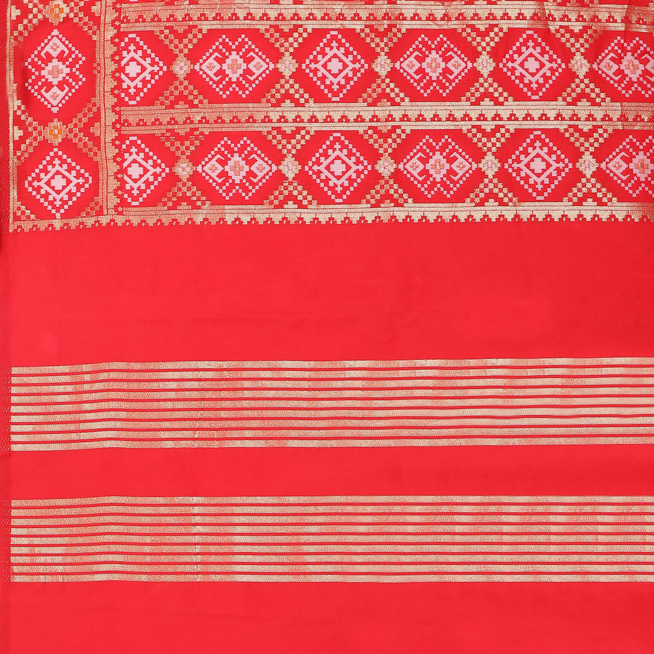 KAPAAHA Women's  Woven Design Silk Blend Dupatta Free Size