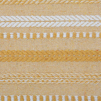 DII Farmhouse Braided Stripe Table Runner Collection, 15x108 (15x113, Fringe Included), Honey Gold 15x108