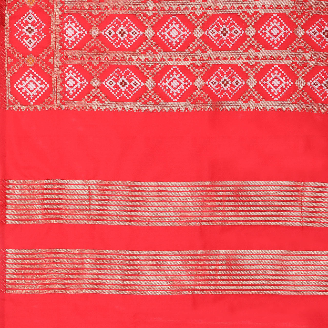 KAPAAHA Women's  Woven Design Silk Blend Dupatta Free Size