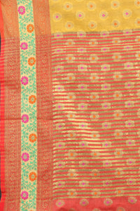 Silk Zone Women's  Cotton Woven Saree