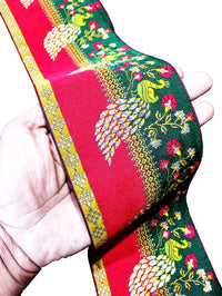 CARTZEYE Women's  Saree Falls Lace Border Reel Jacquard Woven Heavy Design Work for Saree, Kurti, Dresses, Bandhani, Lehenga, Decorative Ribbon