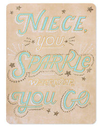American Greetings Birthday Card for Niece (You Sparkle) You Sparkle