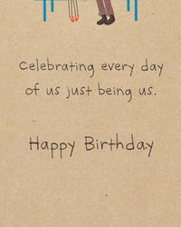 American Greetings Romantic Birthday Card (Being Us) Being Us Birthday Card