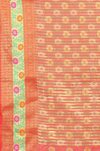 Silk Zone Women's  Cotton Woven Saree