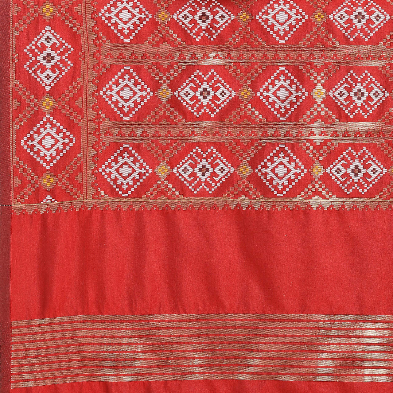 KAPAAHA Women's  Woven Design Silk Blend Dupatta Free Size