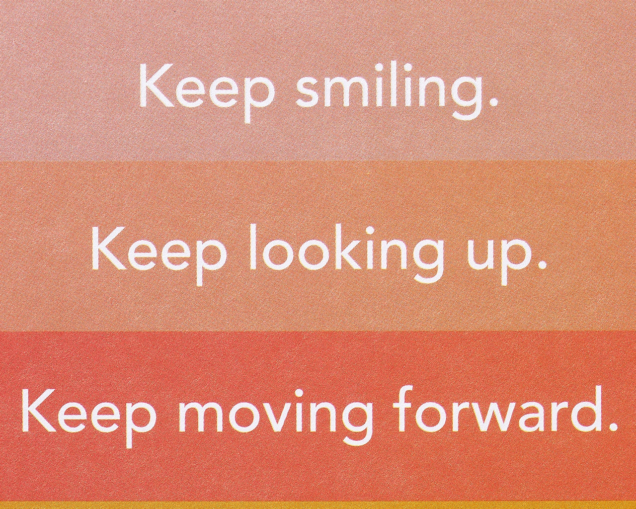 American Greetings Support Card (Keep Moving Forward) Keep Moving Forward