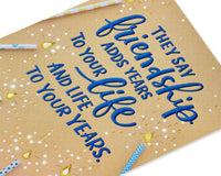 American Greetings Birthday Card for Friend (Live Forever) Live Forever