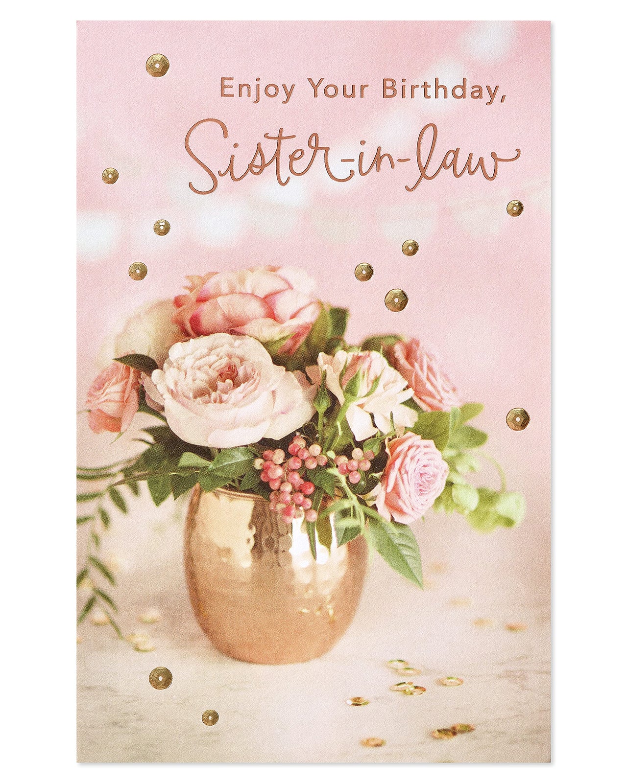 American Greetings Birthday Card for Sister-In-Law (Flower Arrangement) Flower Arrangement