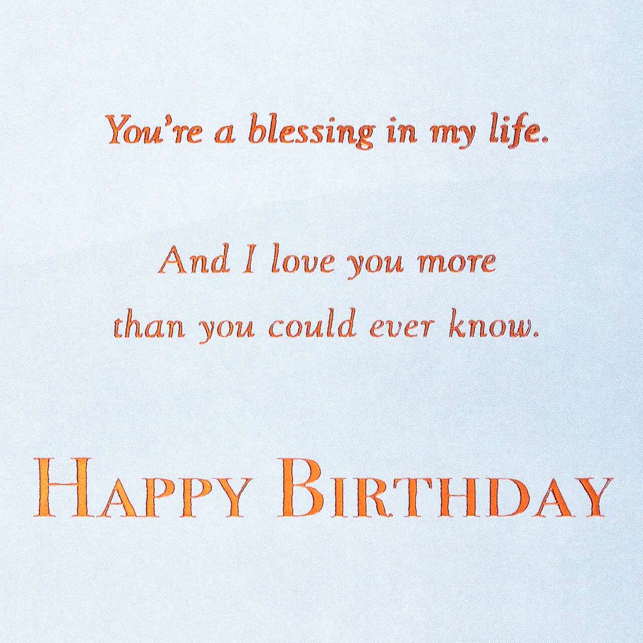 American Greetings Religious Birthday Card for Son (Blessing In My Life) Blessing In My Life
