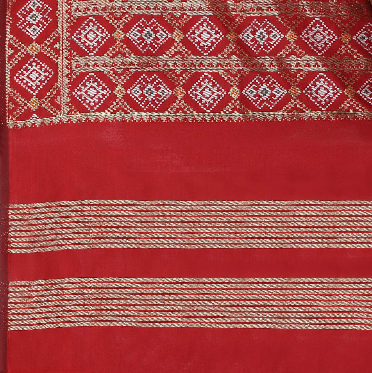 KAPAAHA Women's  Woven Design Silk Blend Dupatta Free Size