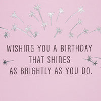 American Greetings Birthday Card for Her (Birthday That Shines)