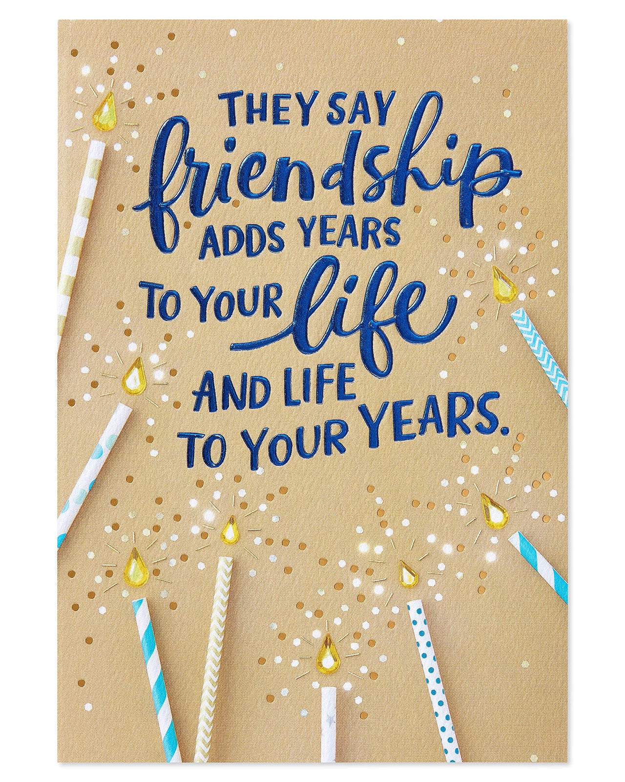 American Greetings Birthday Card for Friend (Live Forever) Live Forever