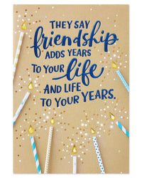 American Greetings Birthday Card for Friend (Live Forever) Live Forever