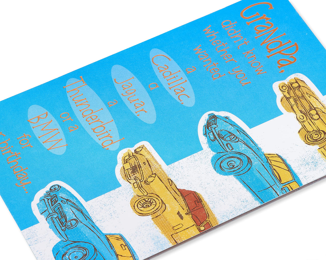 American Greetings Funny Birthday Card for Grandpa (Cars) Cars