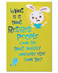 American Greetings Funny Retirement Card (Monday Mornings) Monday Mornings