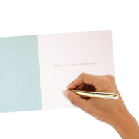 Hallmark Signature Birthday Card (Best Birthday Ever) Light Blue