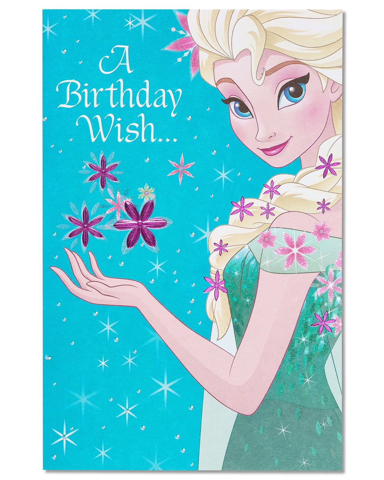 American Greetings Birthday Card for Kids (Frozen, Queen Elsa) Frozen, Queen Elsa