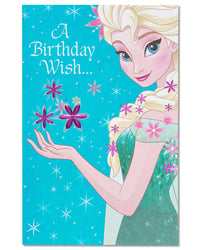 American Greetings Birthday Card for Kids (Frozen, Queen Elsa) Frozen, Queen Elsa