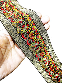 CARTZEYE Women's  Saree Falls Lace Border Reel Jacquard Woven Heavy Design Work for Saree, Kurti, Dresses, Bandhani, Lehenga, Decorative Ribbon