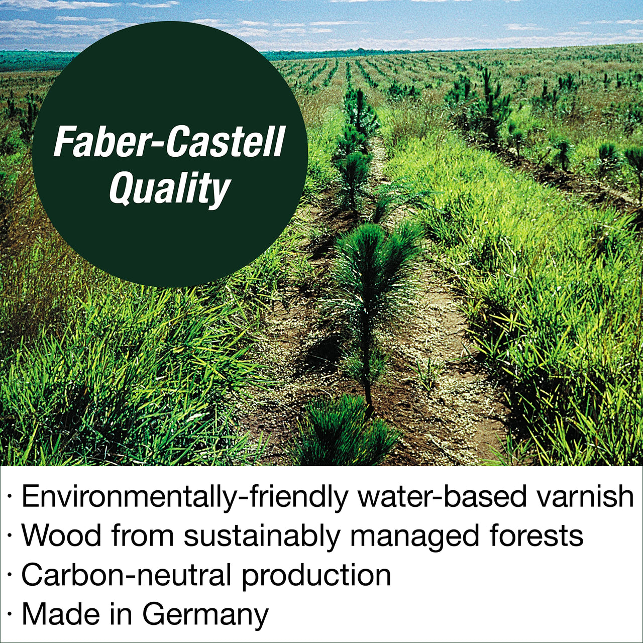 Faber-Castell 3 Count Pitt Graphite Matte Tin - HB, 2B, 4B - Matte Black Graphite Pencils 3 Count - HB, 2B, 4B