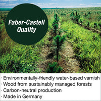 Faber-Castell 3 Count Pitt Graphite Matte Tin - HB, 2B, 4B - Matte Black Graphite Pencils 3 Count - HB, 2B, 4B