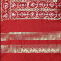 KAPAAHA Women's  Woven Design Silk Blend Dupatta Free Size