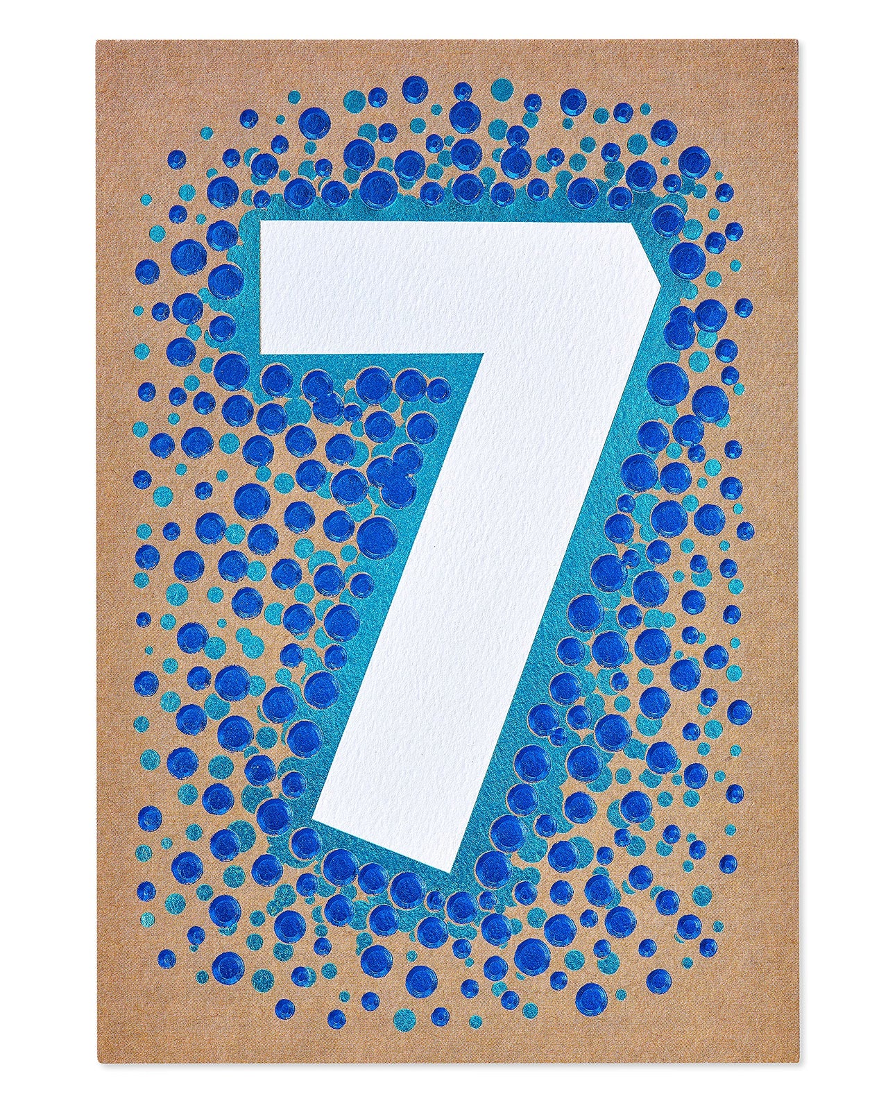 American Greetings 7th Birthday Card (Big 7) Big 7