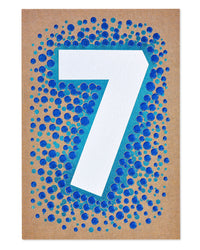 American Greetings 7th Birthday Card (Big 7) Big 7