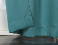 Sun Zero Easton Energy Saving Blackout Rod Pocket Curtain Panel, 40