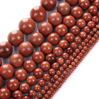 Natural Stone Beads 2mm Gold Sand Stone Round Loose Beads Crystal Energy Stone Healing Power for Jewelry Making DIY,1 Strand 15