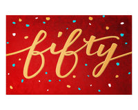 American Greetings 50th Birthday Card (Be Bold) Be Bold