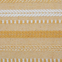 DII Farmhouse Braided Stripe Table Runner Collection, 15x72 (15x77, Fringe Included), Honey Gold 15x72