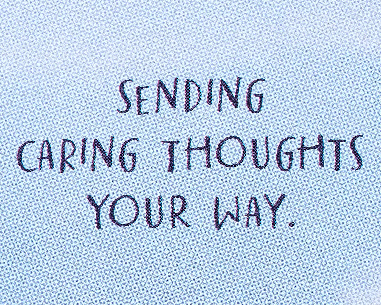 American Greetings Sympathy Card (Sending Caring Thoughts)