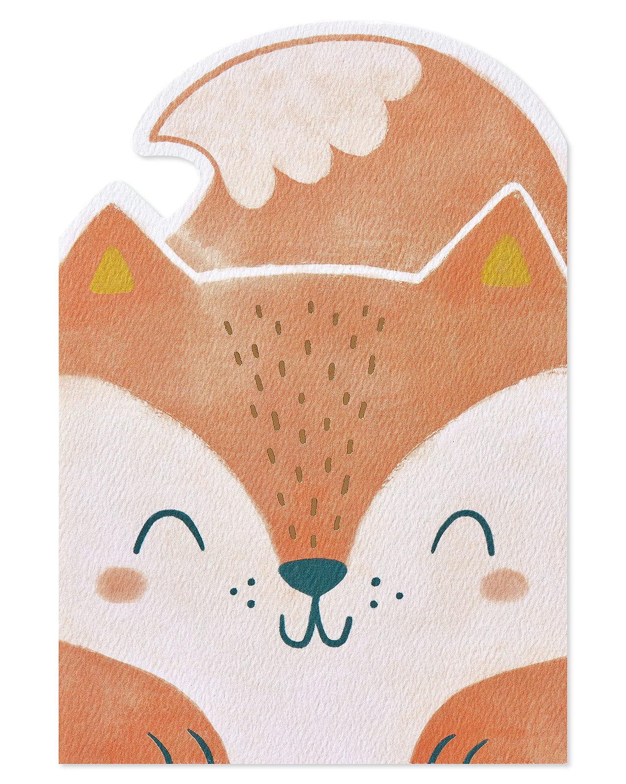 American Greetings Baby Shower Card for Boy (Fox)