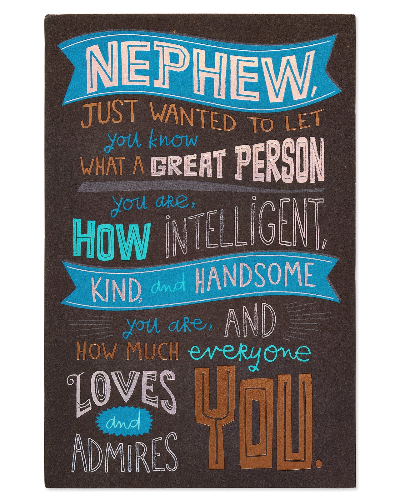 American Greetings Birthday Card for Nephew (Tough Guy) Tough Guy