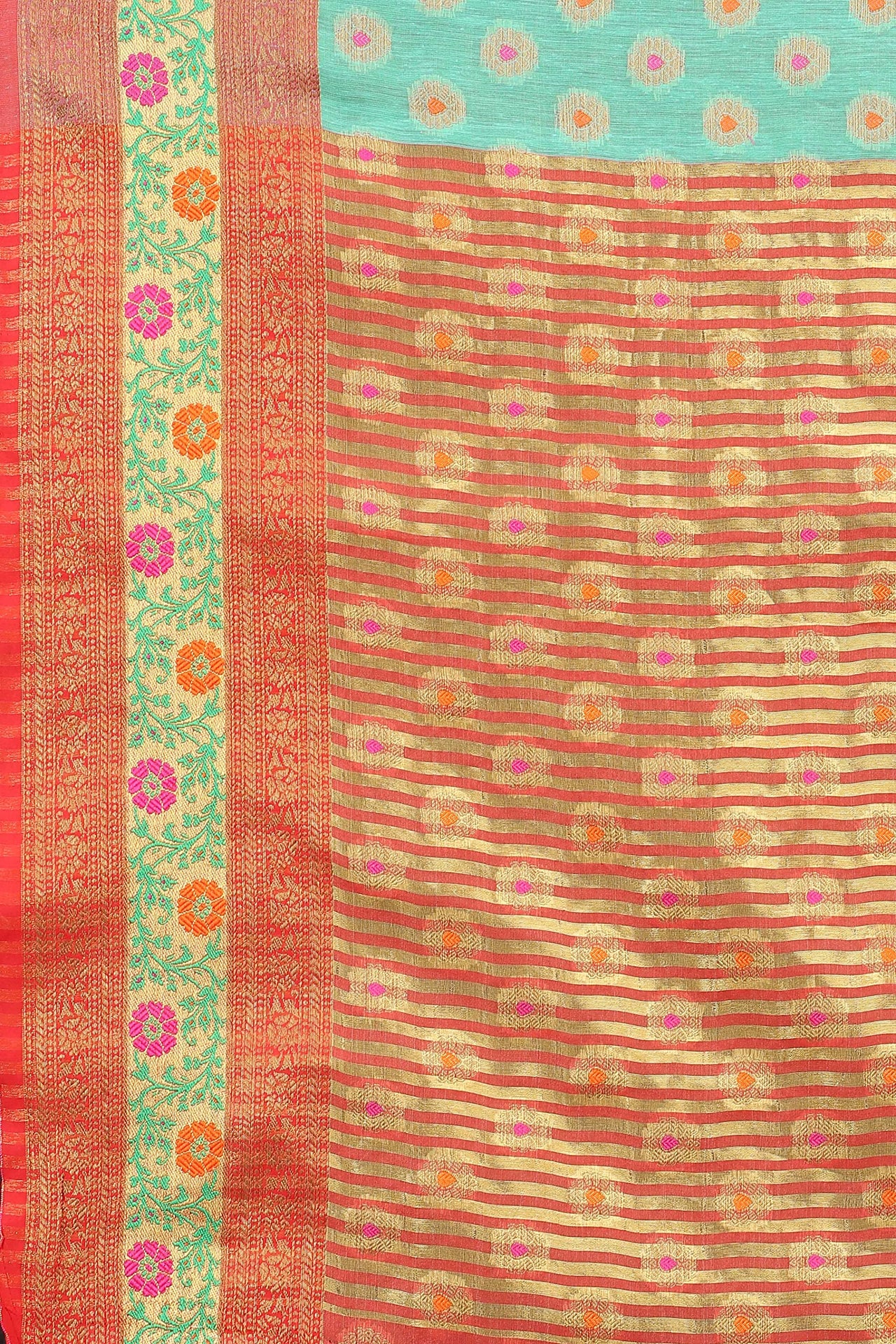 Silk Zone Women's  Cotton Woven Saree