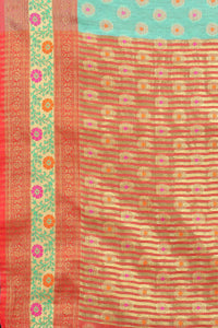 Silk Zone Women's  Cotton Woven Saree