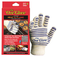 Ove Glove BBQ Superior Heat & Flame Protection- Extended Wrist for Additional Safety- Outdoor Cooking, Grilling, Barbeque Ove Glove, Pack of 1, Bbq