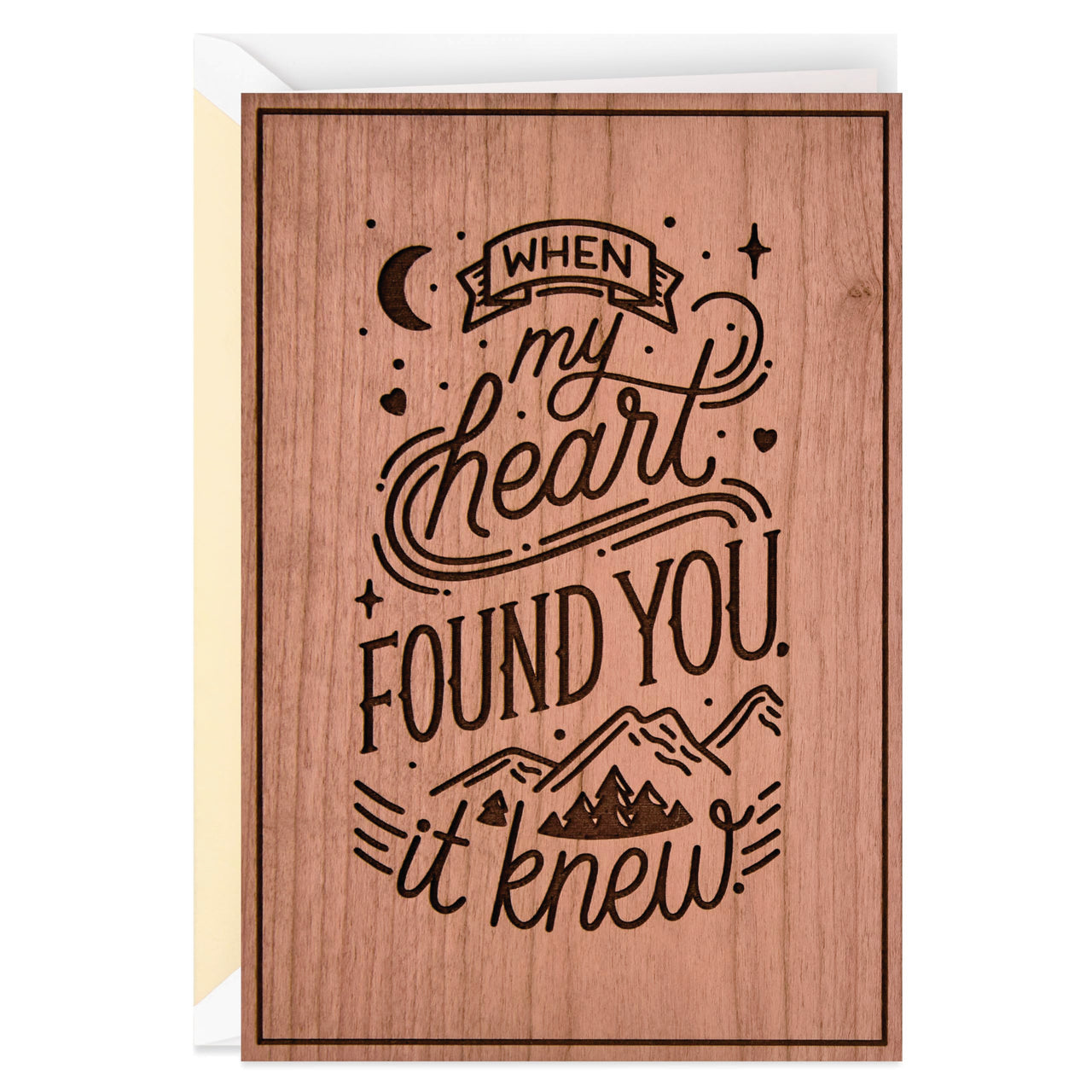 Hallmark Signature Wood Anniversary Card (Where We've Been, Where We're Going) Where We've Been, Where We're Going