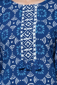 rytras Women's  Straight Rayon Kurti with Palazzos and Dupatta Set