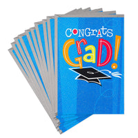 Hallmark Pack of Graduation Cards, Congrats (10 Cards with Envelopes) Congrats, 10 Cards with Envelopes