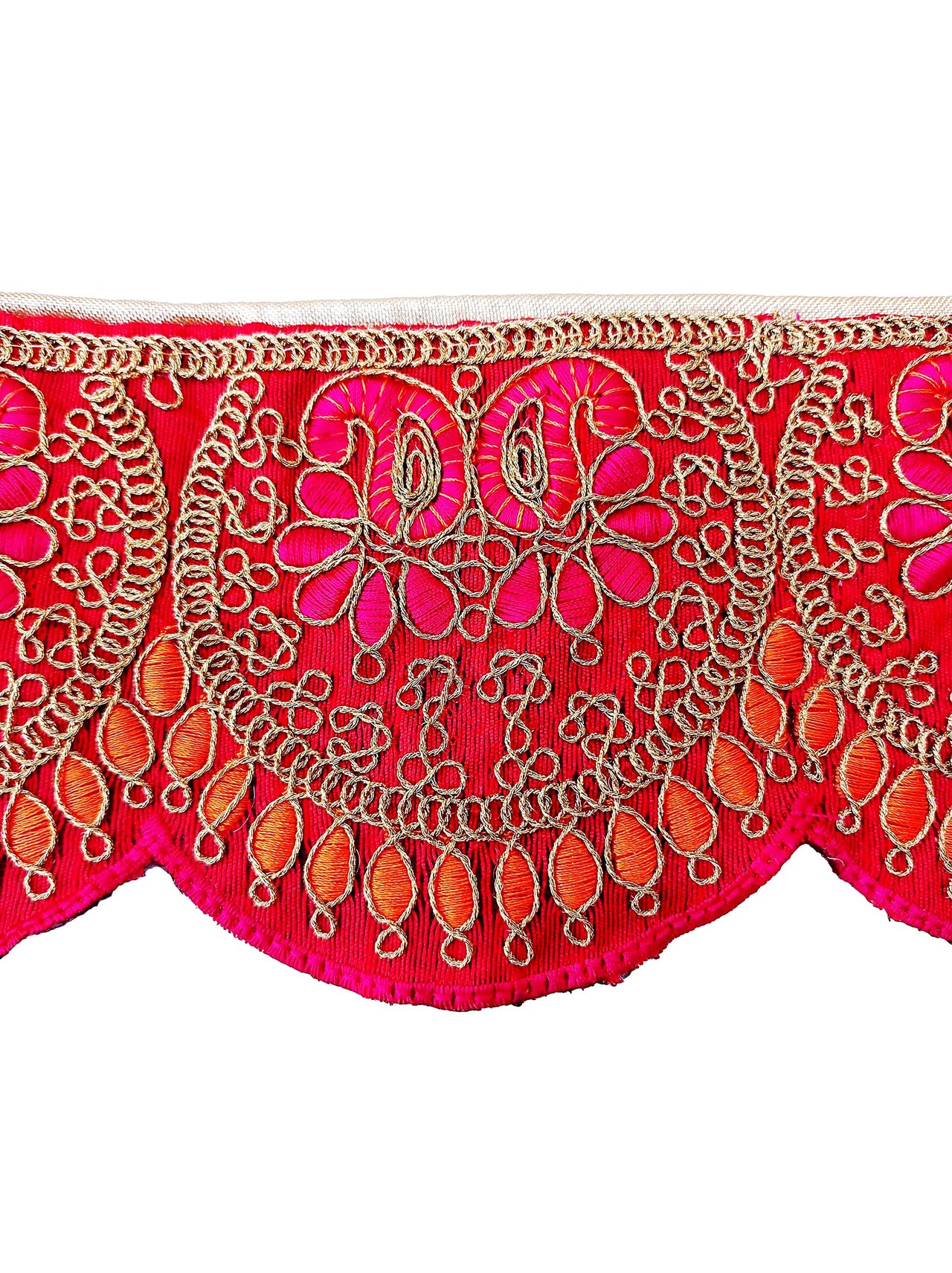 CARTZEYE Embroidery Heavy Work Trim Lace Border for Saree, Kurti, Dresses, Bandhani, Lehenga, Decorative Ribbon