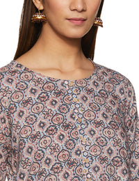 BIBA Women's  Cotton Slim Kurta