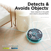 Shark Matrix Plus 2in1 Robot Vacuum & Mop with Sonic Mopping, Matrix Clean, Home Mapping, HEPA Bagless Self Empty Base, CleanEdge, for Pet Hair, WiFi, Black/Mocha, AV2630WA Wet and Dry Self-Empty + Mocha