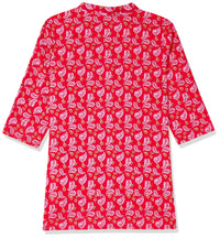 Amazon Brand - Jam & Honey Girl's  Cotton Regular Short Kurti PEACH 2 2 Years-3 Years