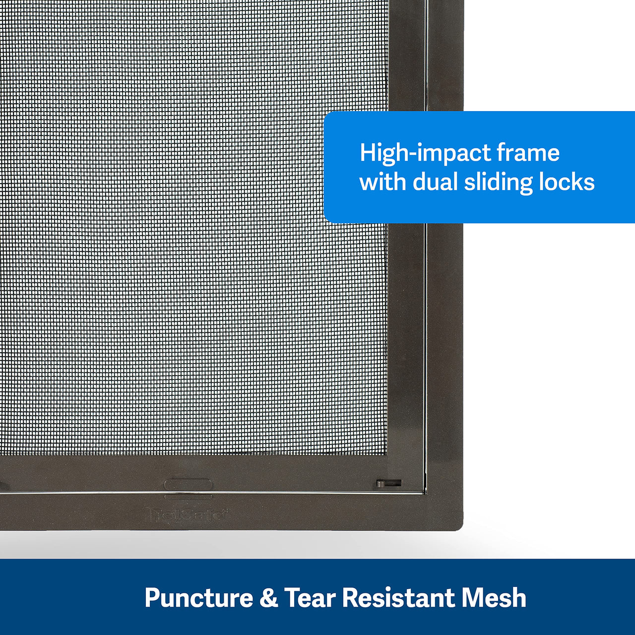 PetSafe NEVER RUST Screen Door – Size Large – For Dogs and Cats up to 100 lb – Use in Screen Doors – Window Screens and Porch Screens