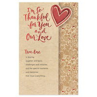 American Greetings Romantic Card (True Love) True Love