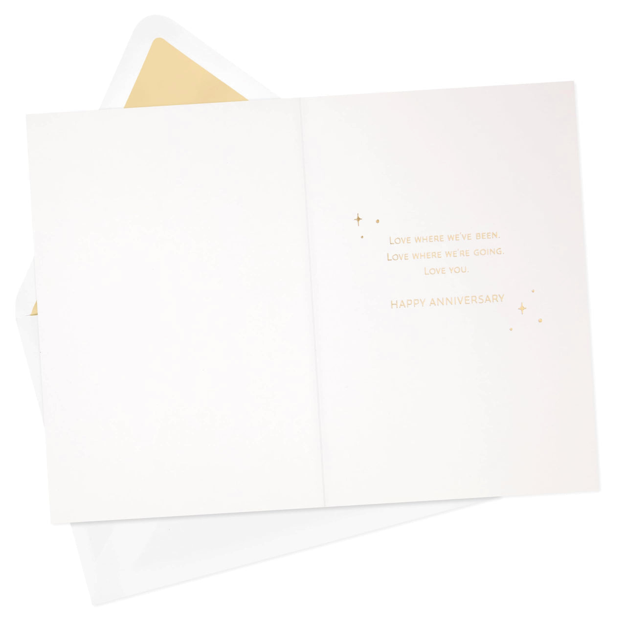 Hallmark Signature Wood Anniversary Card (Where We've Been, Where We're Going) Where We've Been, Where We're Going